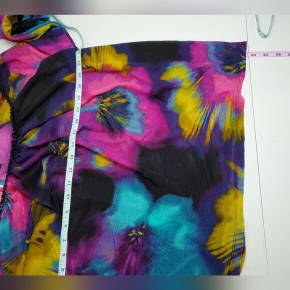 W Worthington 2-piece Plus Size Multi-Color Sheer Blouse - Picture 9 of 11